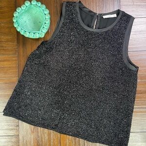 Mango “MNG Casual” Textured Metallic‎ Tank Size Small